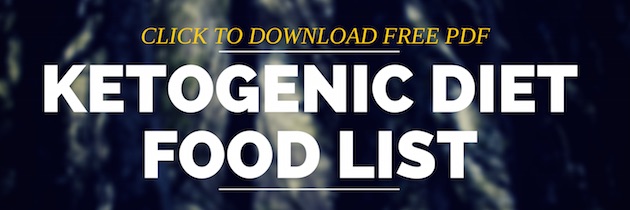 ketogenic diet food list