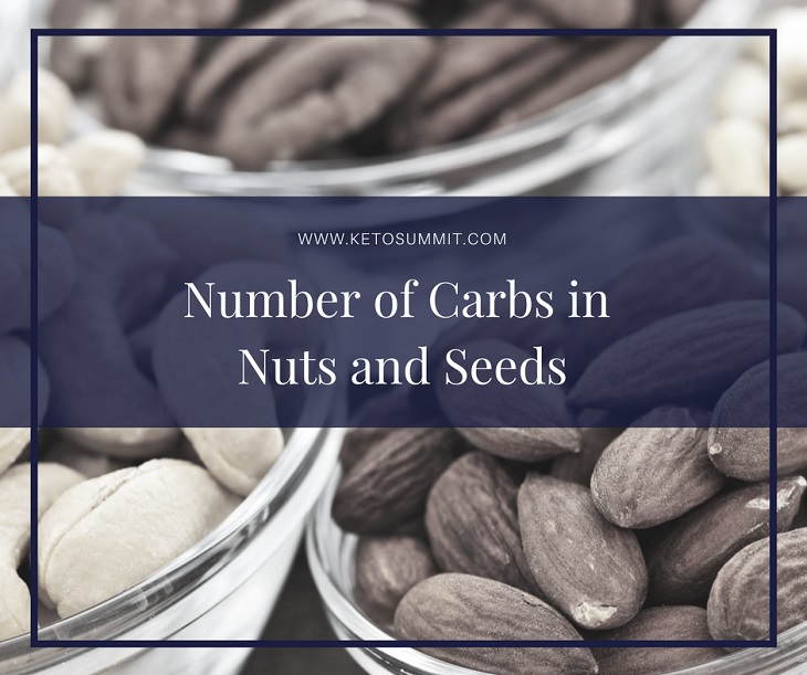 Carb Content of Nuts and Seeds #lowcarb #keto #paleo https://ketosummit.com/carb-content-of-nuts-and-seeds