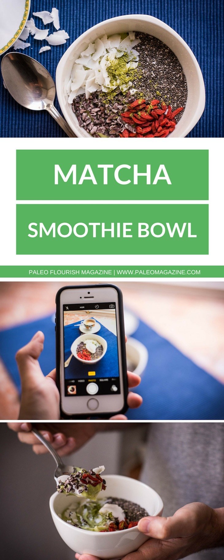 Matcha Ketogenic Smoothie Bowl Recipe #paleo #keto #recipe https://ketosummit.com/matcha-ketogenic-smoothie-bowl-recipe-paleo-keto-dairy-free