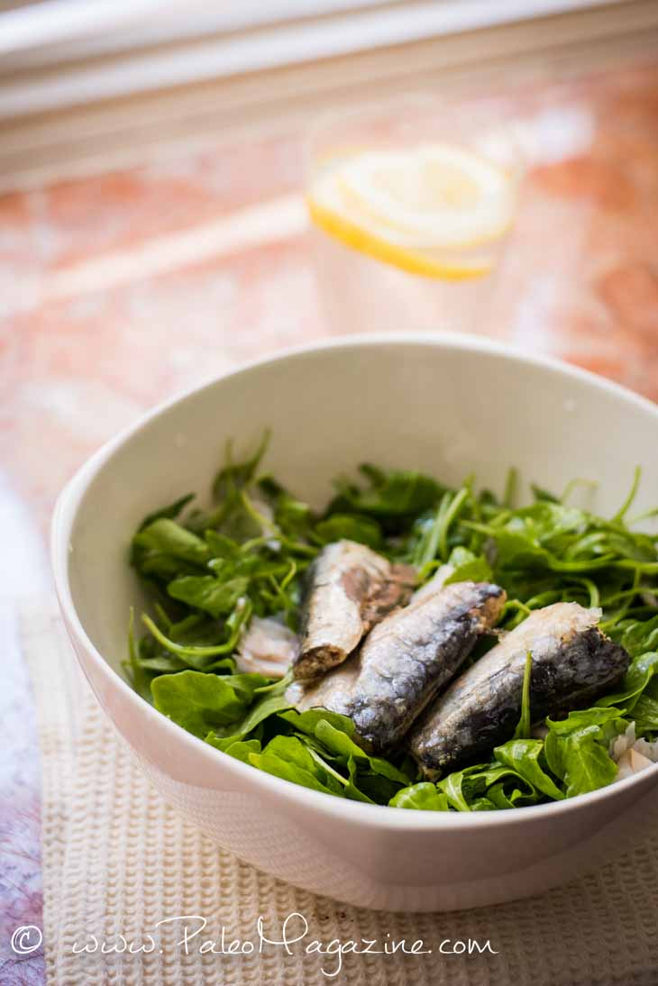 5-minute keto sardines salad recipe #paleo #keto #lowcarb #aip https://ketosummit.com/5-minute-sardines-salad-recipe-paleo-keto-aip