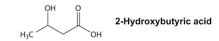 2-hydroxybutyric acid structure