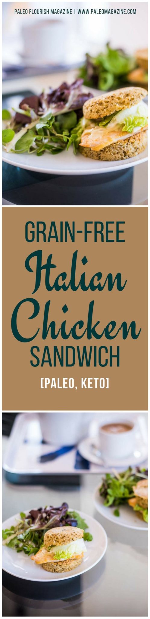 Keto Chicken Sandwich Recipe with Toasted Italian Grain-Free Bread [Paleo, Keto] #paleo #keto #recipes - https://ketosummit.com/keto-chicken-sandwich-recipe