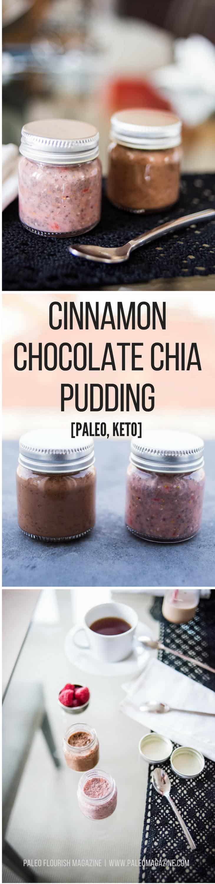 Cinnamon Chocolate Chia Pudding Recipe [Paleo, Keto] #paleo #keto - https://ketosummit.com/cinnamon-chocolate-chia-pudding-paleo-keto