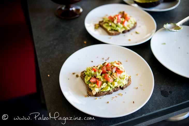 Pistachio Tomato Avocado Toast Recipe (Paleo and Keto) #paleo #keto #recipes - https://ketosummit.com/paleo-keto-avocado-toast-recipe