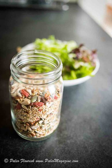 Crunchy Raw Keto Salad Toppings Recipe [Paleo, Dairy-Free]
