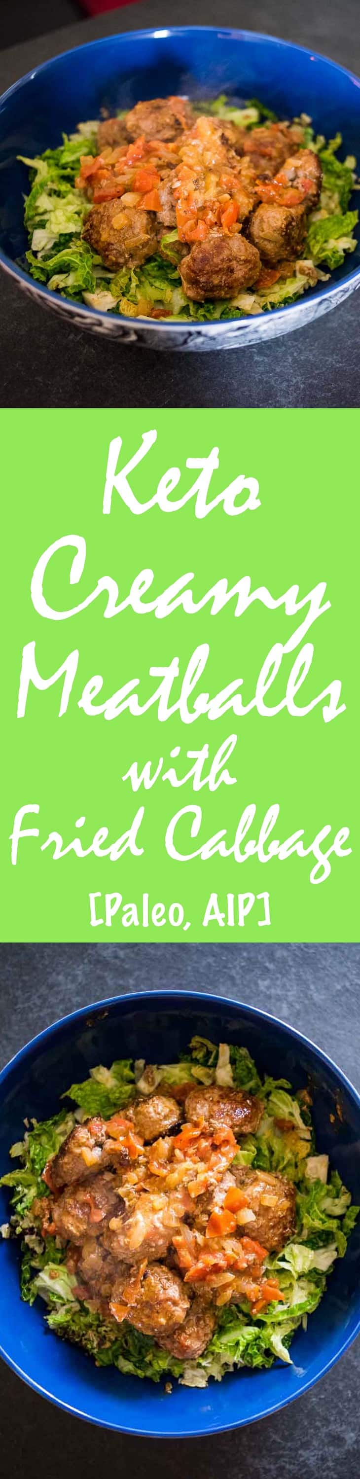 Keto Creamy Meatballs Recipe with Fried Cabbage [Paleo, AIP] #paleo #keto #aip - https://ketosummit.com/keto-creamy-meatballs-recipe-paleo-aip