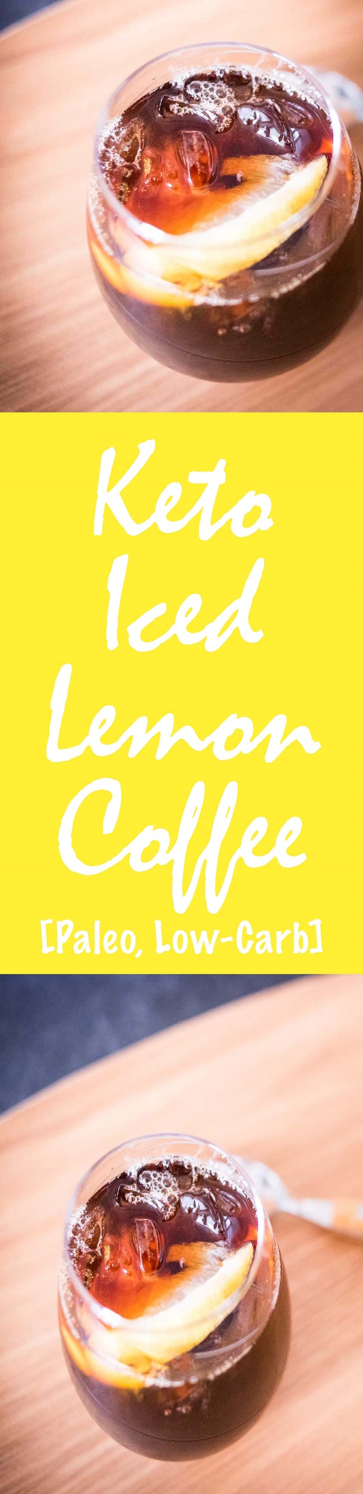 Keto Iced Lemon Coffee Recipe [Paleo, Low-Carb] #paleo #recipe https://ketosummit.com/keto-iced-lemon-coffee