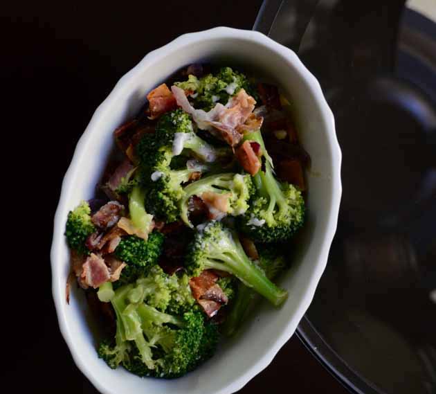 Broccoli Bacon Salad - Keto Thanksgiving Recipe