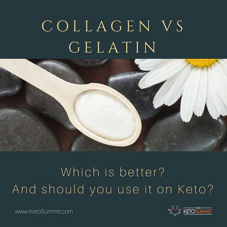Collagen vs Gelatin - #keto https://ketosummit.com/collagen-vs-gelatin-which-is-better-and-should-you-use-it-on-keto/