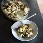 Keto Chicken Cauliflower Casserole Recipe [Dairy-Free, Paleo] #keto https://ketosummit.com/keto-chicken-cauliflower-casserole-dairy-free