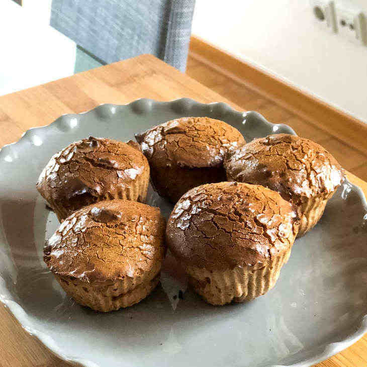 Keto 4-Ingredient Almond Butter Muffins
