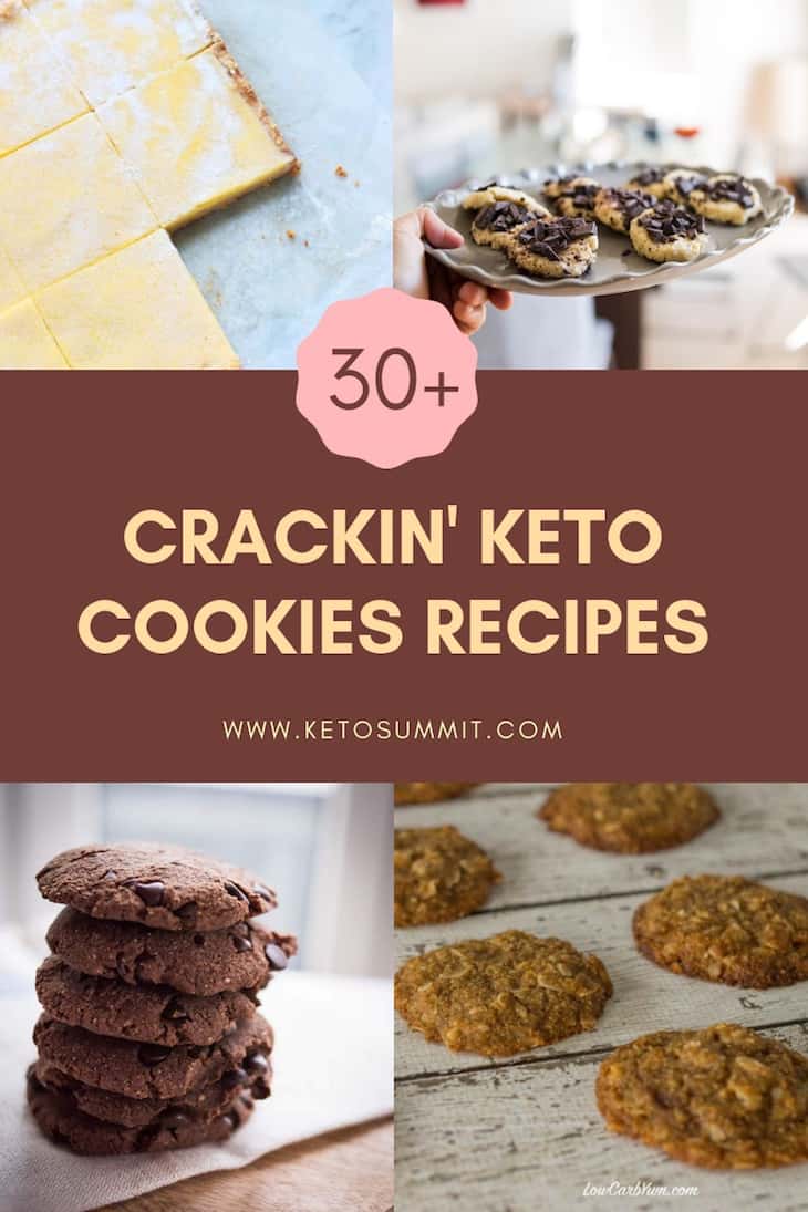 30+ Crackin’ Keto Cookies Recipes Collage https://ketosummit.com/keto-cookie-recipes