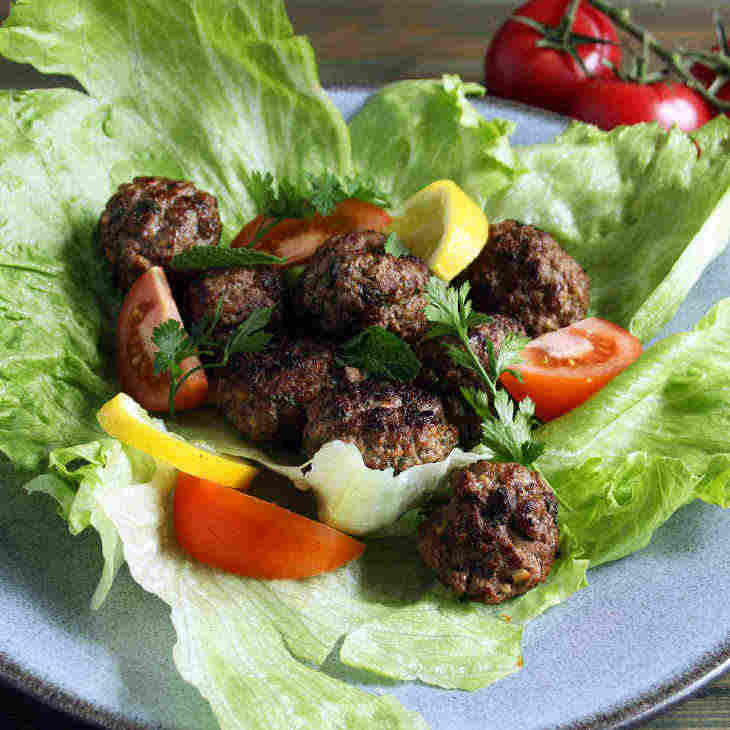 Keto Greek Meatballs Salad
