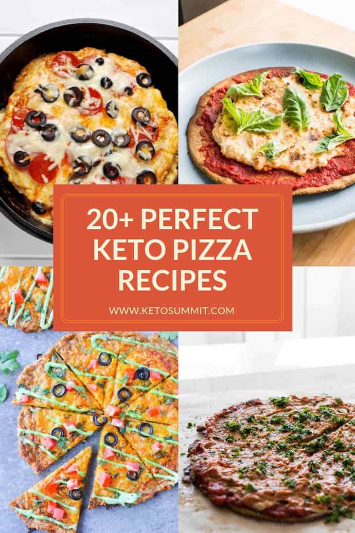 20+ Perfect Keto Pizza Recipes Collage https://ketosummit.com/keto-pizza-recipes