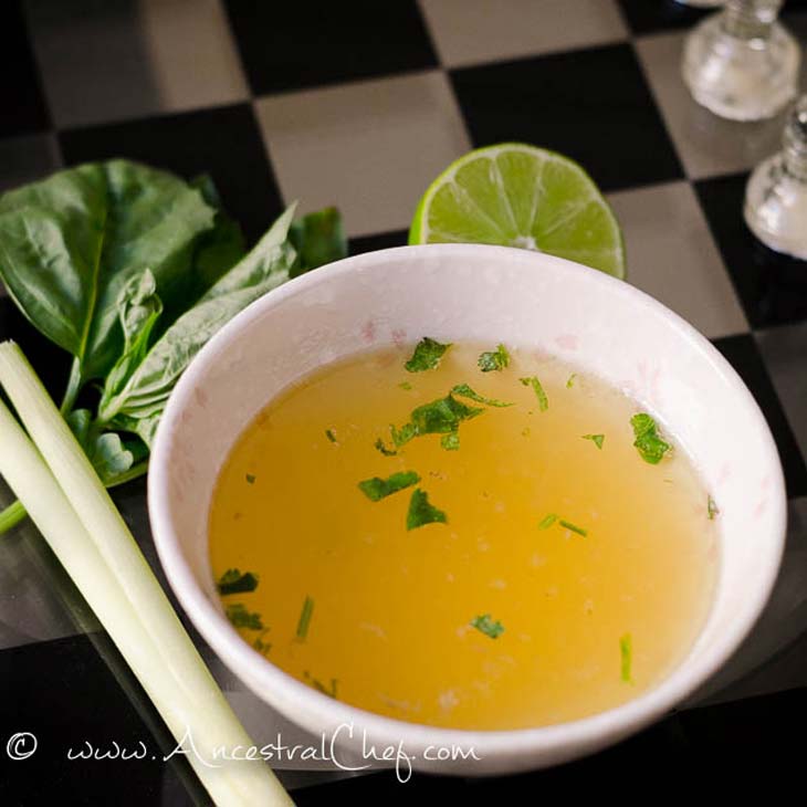 Homemade Thai Chicken Soup