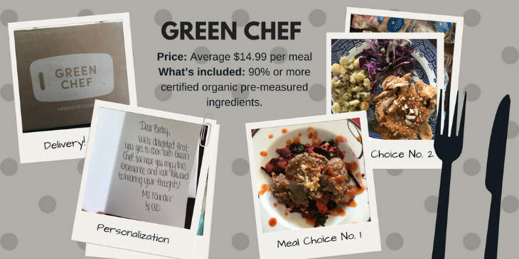 Green Chef Low Carb Meal Delivery Service