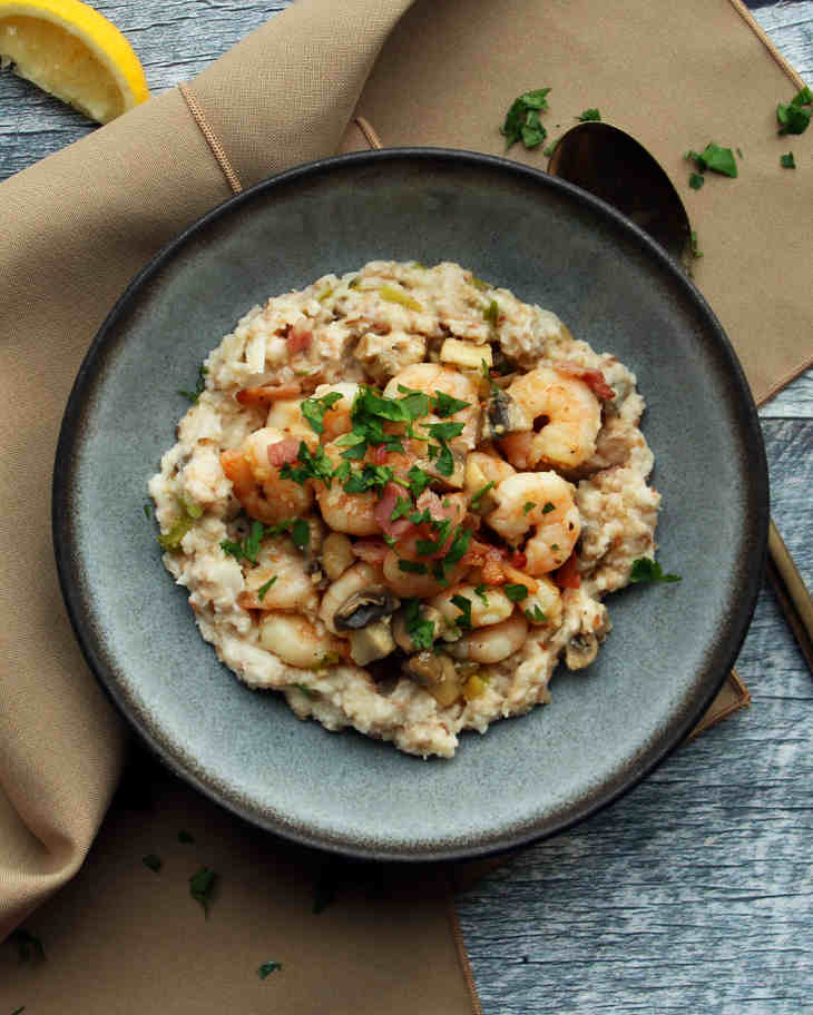 Keto Shrimp and Grits Recipe #keto https://ketosummit.com/keto-shrimp-grits-recipe