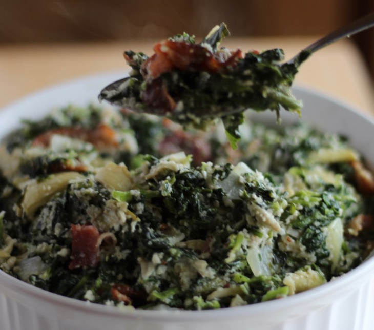 Spinach Artichoke and Bacon Dip