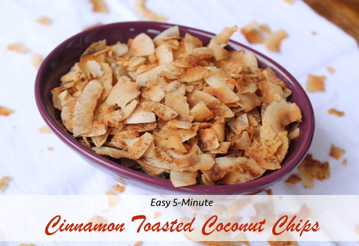 5-Minute Cinnamon Toasted Coconut Chips Recipe