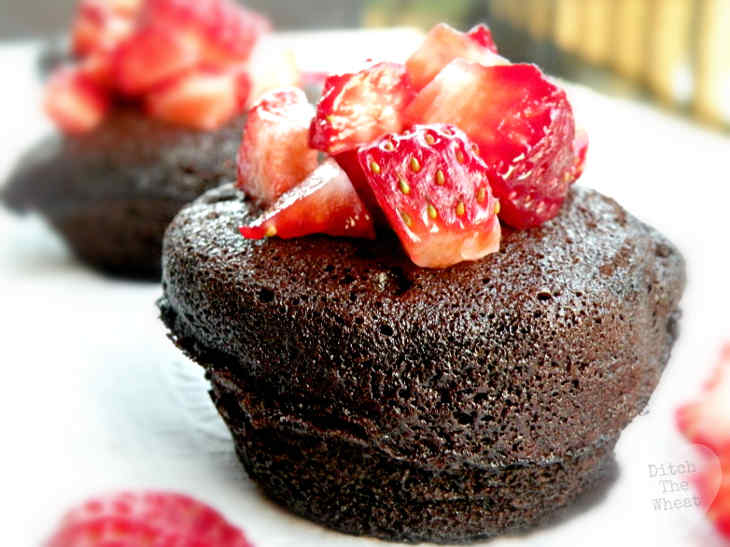 1 Minute Flourless Chocolate Cupcake