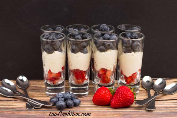 Mascarpone Cheese Mousse and Berries (Contains Dairy)
