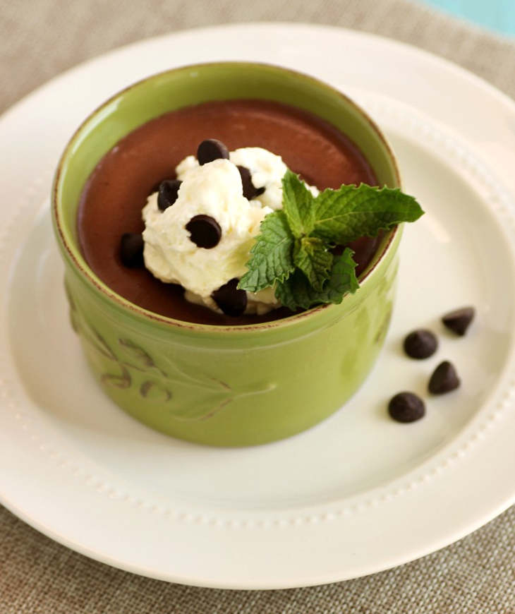 Paleo Chocolate Mint Pudding