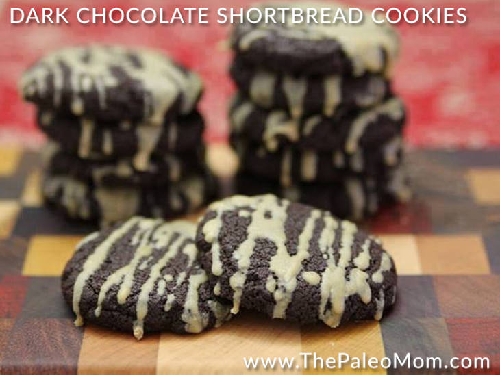 Dark Chocolate Shortbread Cookies (Sandies or Meltaways)
