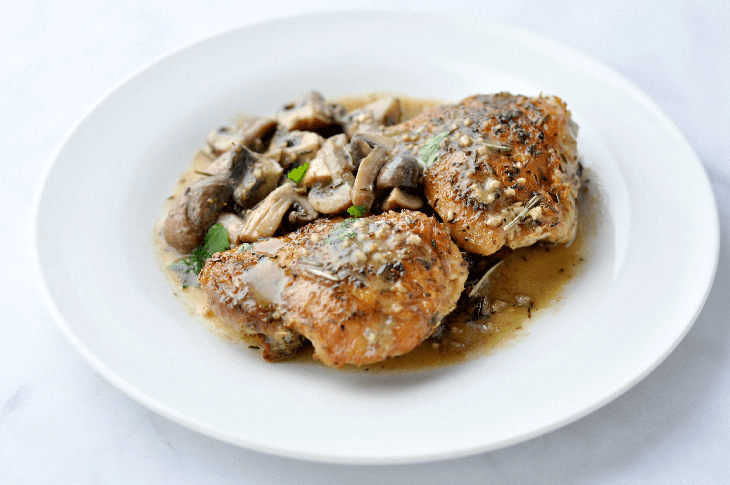 Herbed Chicken and Mushrooms