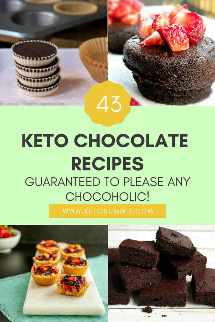 43 Keto Chocolate Recipes Guaranteed To Please Any Chocoholic! https://ketosummit.com/keto-chocolate-recipes