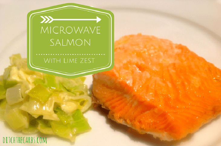 Microwave Salmon and Lime