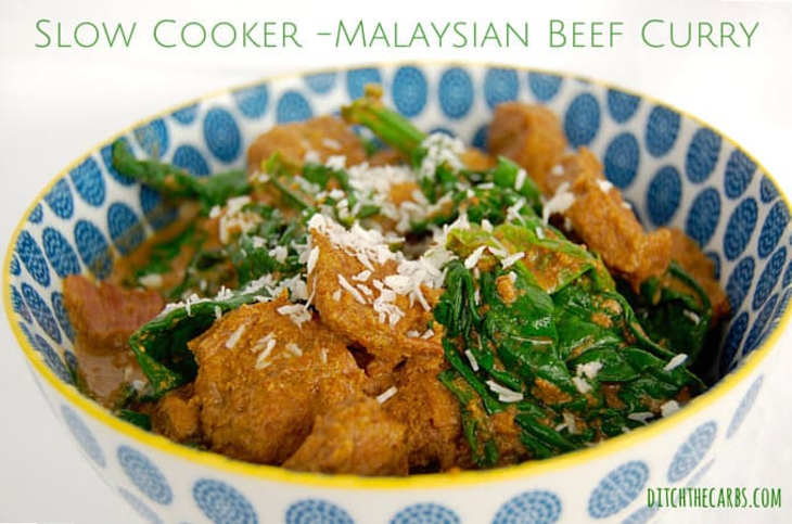 Slow Cooker Malaysian Beef Curry