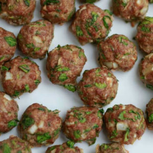 Spinach Cilantro Meatballs