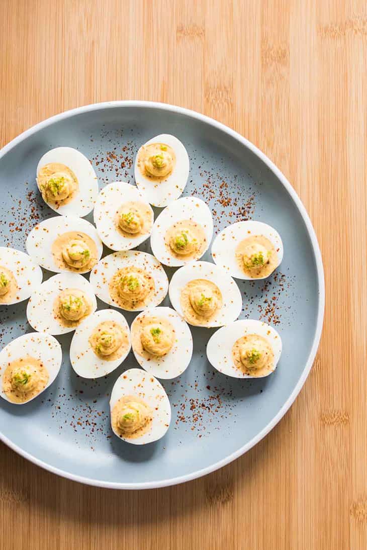 Basic Keto Deviled Eggs Recipe #keto #recipe https://ketosummit.com/basic-keto-deviled-eggs-recipe