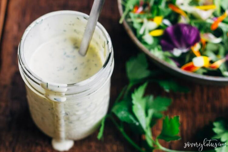 Dairy Free Ranch Salad Dressing for Keto
