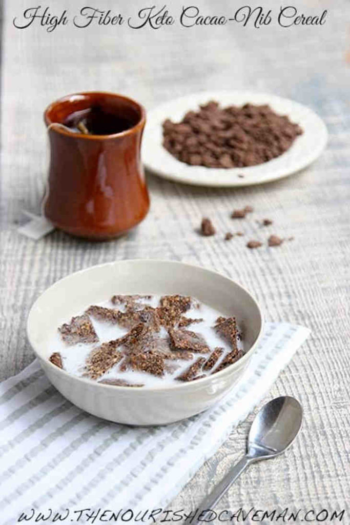 High Fiber Keto Cereal With Cacao Nibs