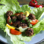 Keto Greek Meatballs Salad Recipe #keto https://ketosummit.com/keto-greek-meatballs-salad-recipe