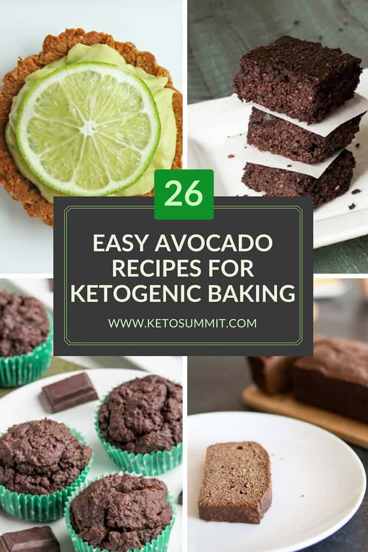 26 Easy Avocado Recipes for Ketogenic Baking https://ketosummit.com/ketogenic-baking-avocado-recipes