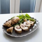 Keto Pesto Chicken Roulade #keto https://ketosummit.com/keto-chicken-roulade-recipe