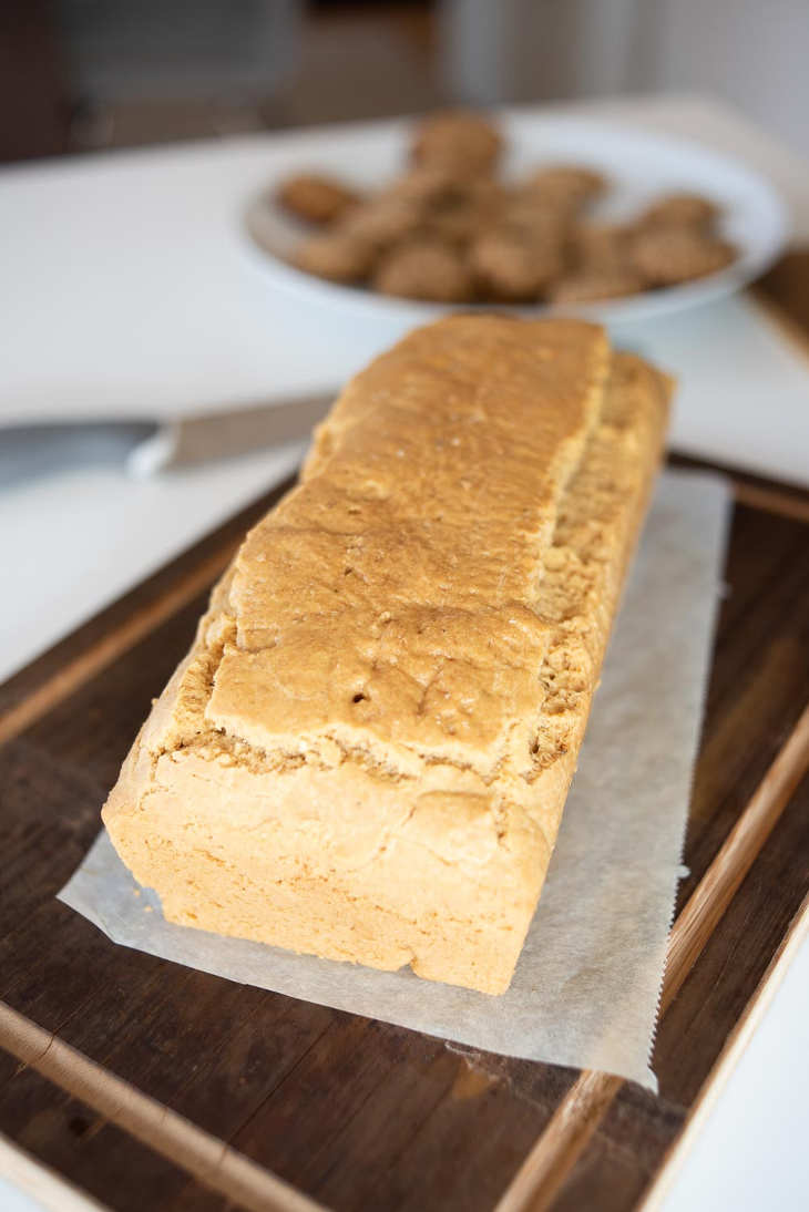 Keto Loaf of Bread [Gluten-Free, Dairy-Free] #keto https://ketosummit.com/keto-loaf-bread