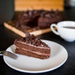 Layered Keto Chocolate Cake #keto https://ketosummit.com/layered-keto-chocolate-cake