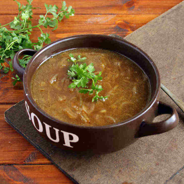 Pressure Cooker Keto Onion Soup