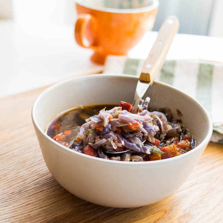 Keto Red Cabbage Soup