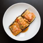 Keto Eggplant Chicken Enchiladas Recipe #keto https://ketosummit.com/keto-chicken-enchiladas-recipe