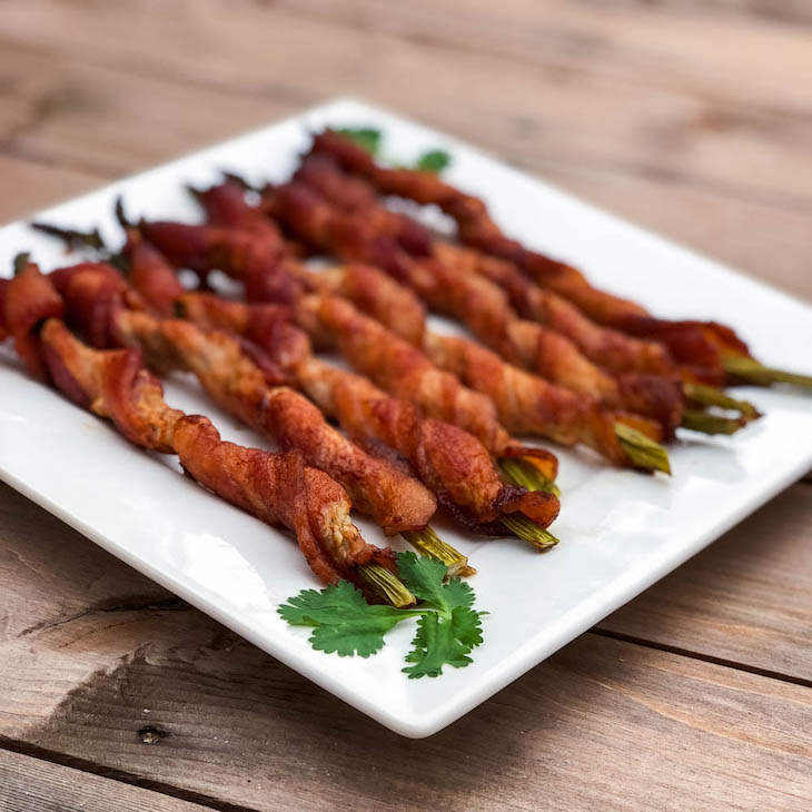 Keto Bacon Wrapped Asparagus