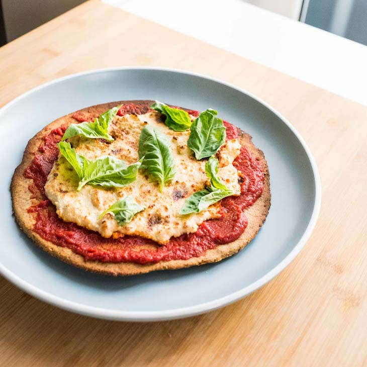 Keto Margherita Pizza Recipe #keto https://ketosummit.com/keto-margherita-pizza-recipe