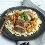 Keto Basil Pork Fettucine Recipe #keto https://ketosummit.com/keto-basil-pork-fettucine-recipe