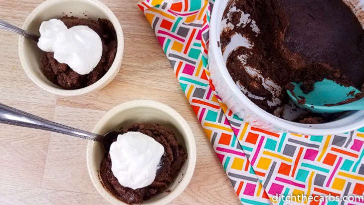 Low-Carb Instant Pot Chocolate Pudding Cake