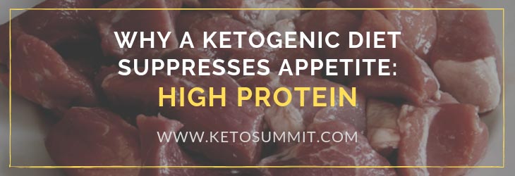 Why A Ketogenic Diet Suppresses Appetite: High Protein
