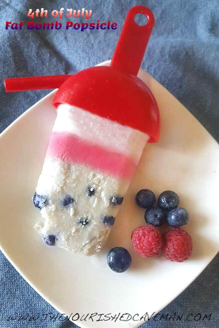 4th Of July Fat Bomb Popsicles