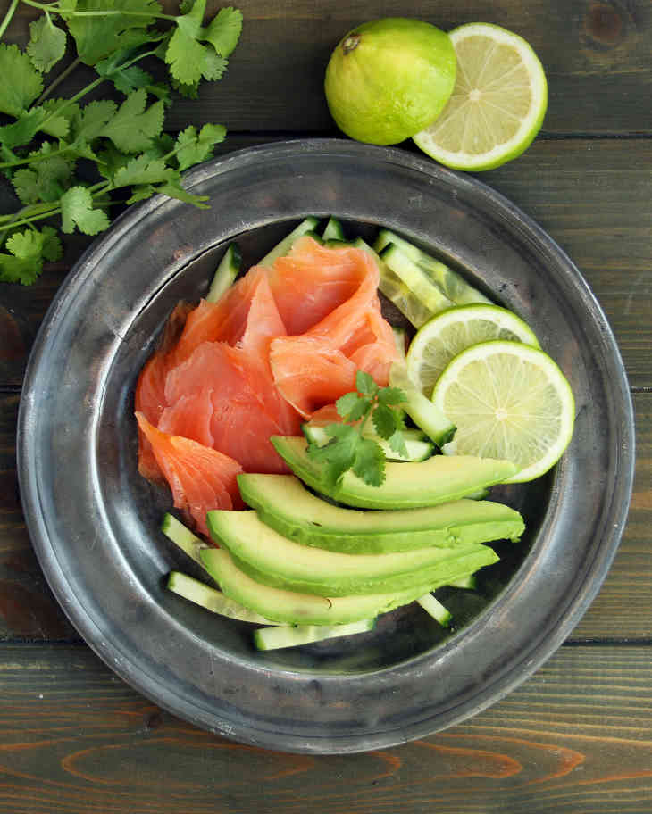 Keto Deconstructed Smoked Salmon Ceviche Recipe #keto https://ketosummit.com/keto-deconstructed-salmon-ceviche-recipe